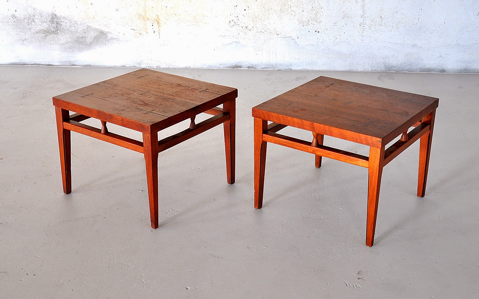 SELECT MODERN Pair of Lane Tuxedo Side, End, Bedside Tables or Nightstands