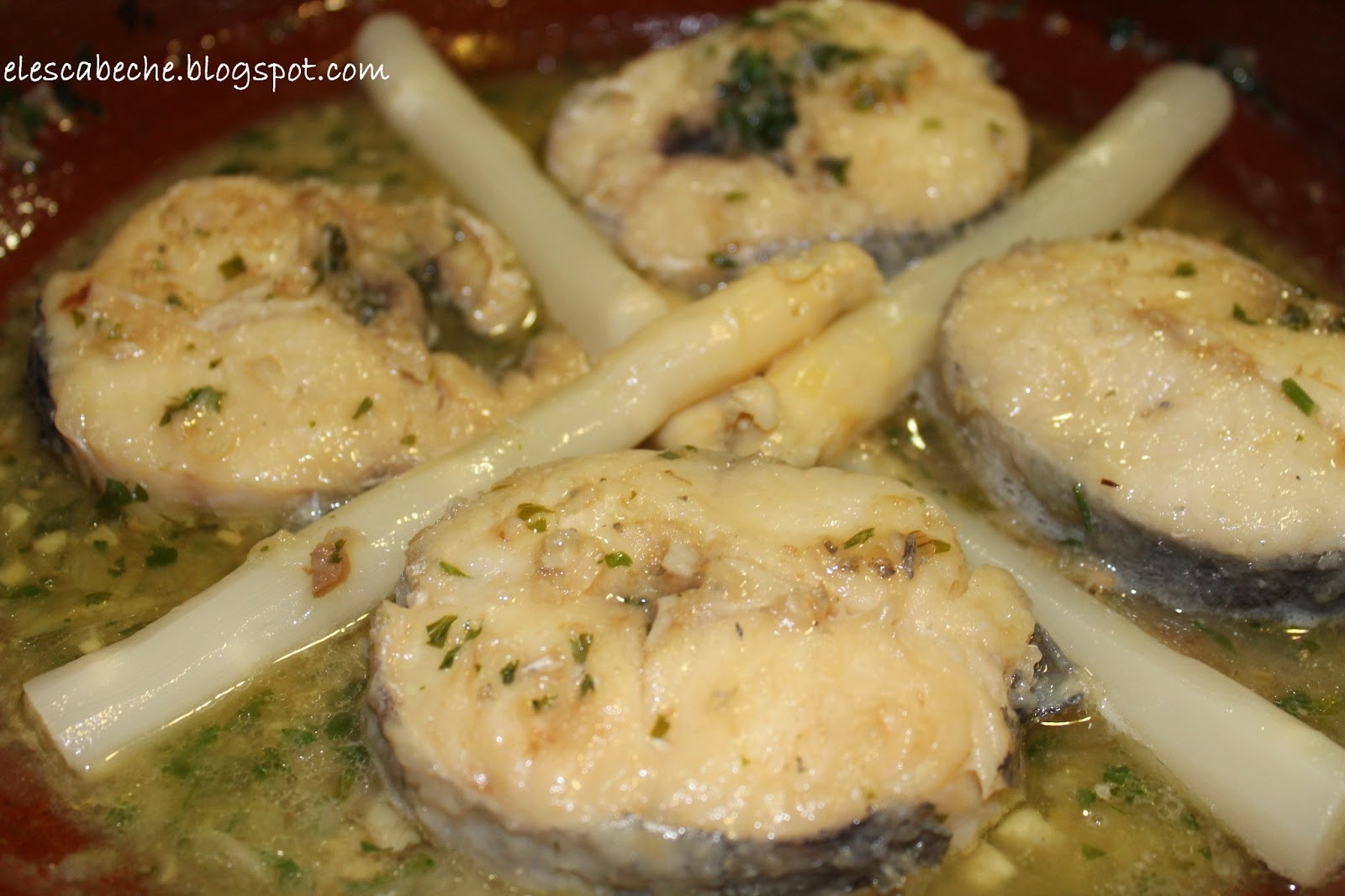 El escabeche Merluza en salsa verde