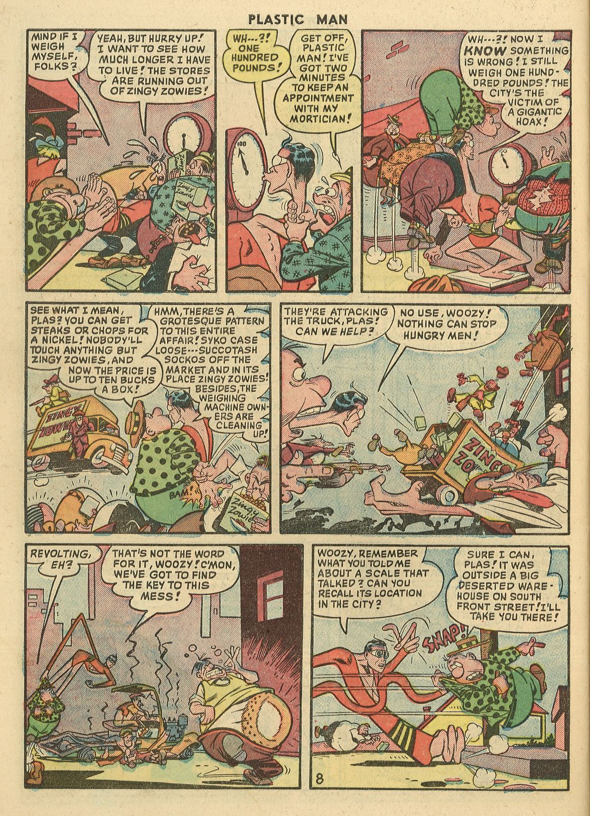 Read online Plastic Man (1943) comic -  Issue #22 - 30