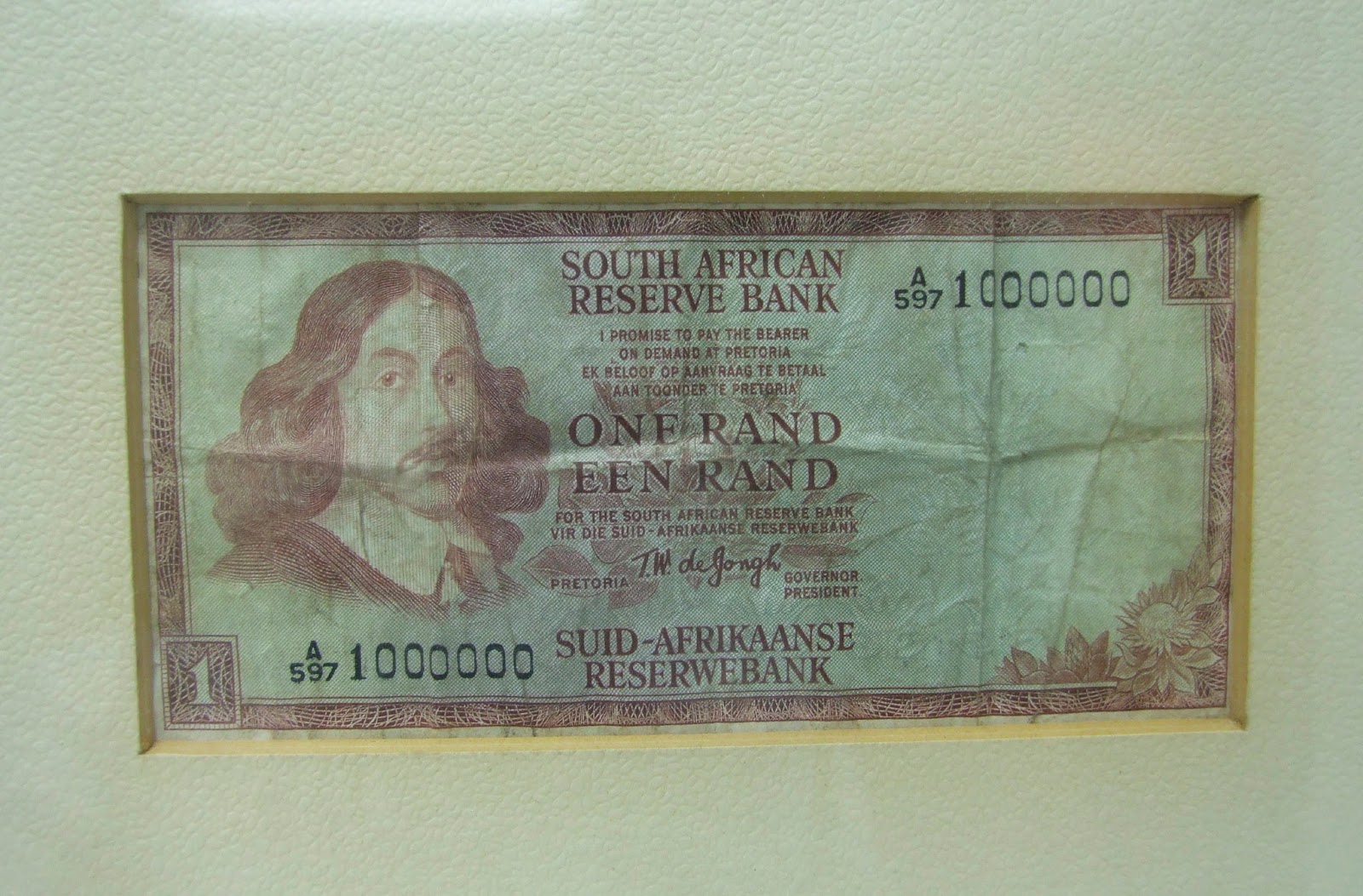 Maurice Ltd. Watch Swap Cafe Rare Bank Note South African 1.000.000