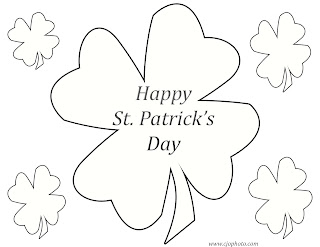 CJO Photo: St. Patrick's Day Coloring Page: Shamrocks