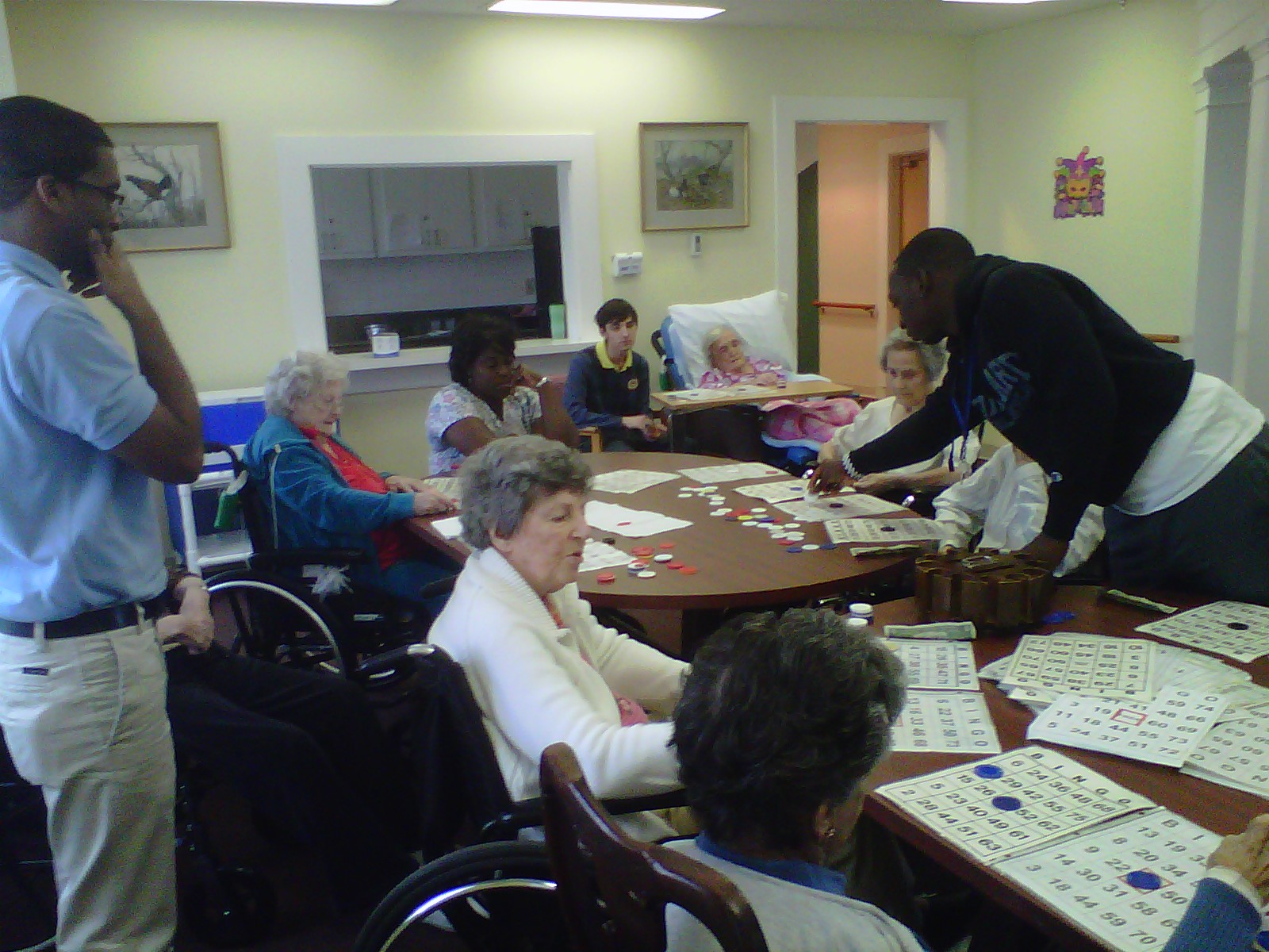 Collegiate 100 of Dillard University Community Service at St. Anna's