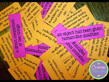 Crafting Connections: Figurative Language Anchor Chart Activity freebie