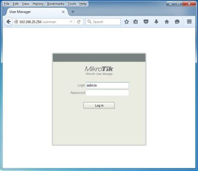 Akses User Manager Interface Via Web Browser Router MIkrotik SandroidTeam