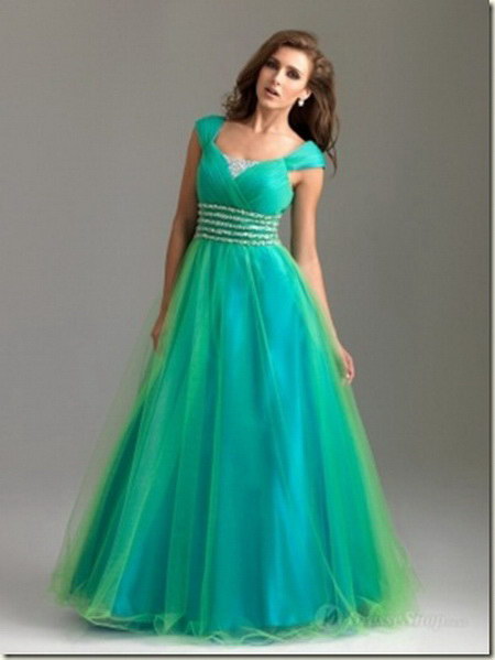 2013 Party Dream: Cute Green Dresses - can not help turning around head