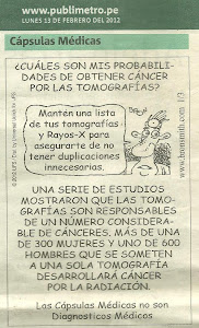 TOMOGRAFIAS Y RAYOS X, RADIACIONES CANCERIGENAS.