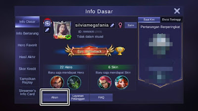 Tutorial How to Bind a Mobile Legends Account to Be Safe - MOBA Games