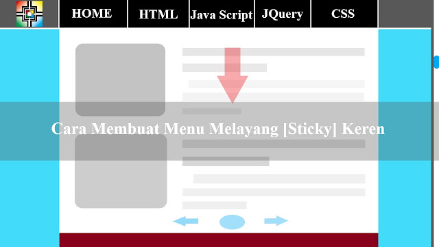 tutorial cara membuat menu navigasi melayang pada blog