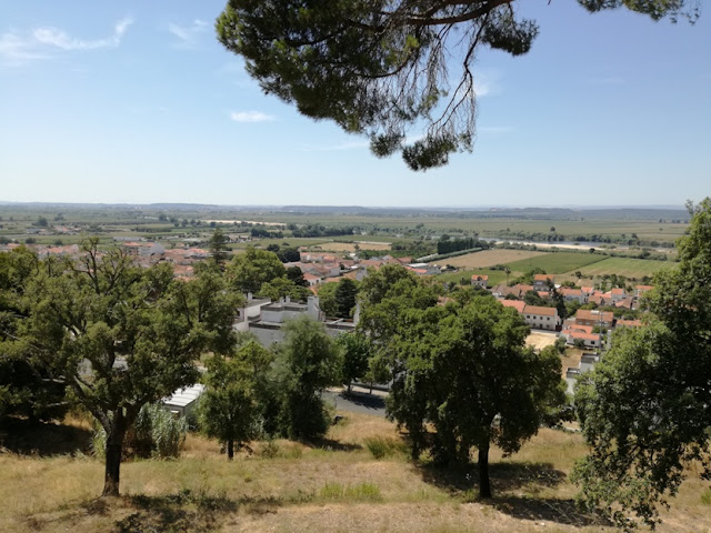 Vista da Chamusca e Rio Tejo Vista da Chamusca e Rio Tejo