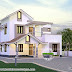 Sloping roof mix 2159 sq-ft home by Lukman Aspire