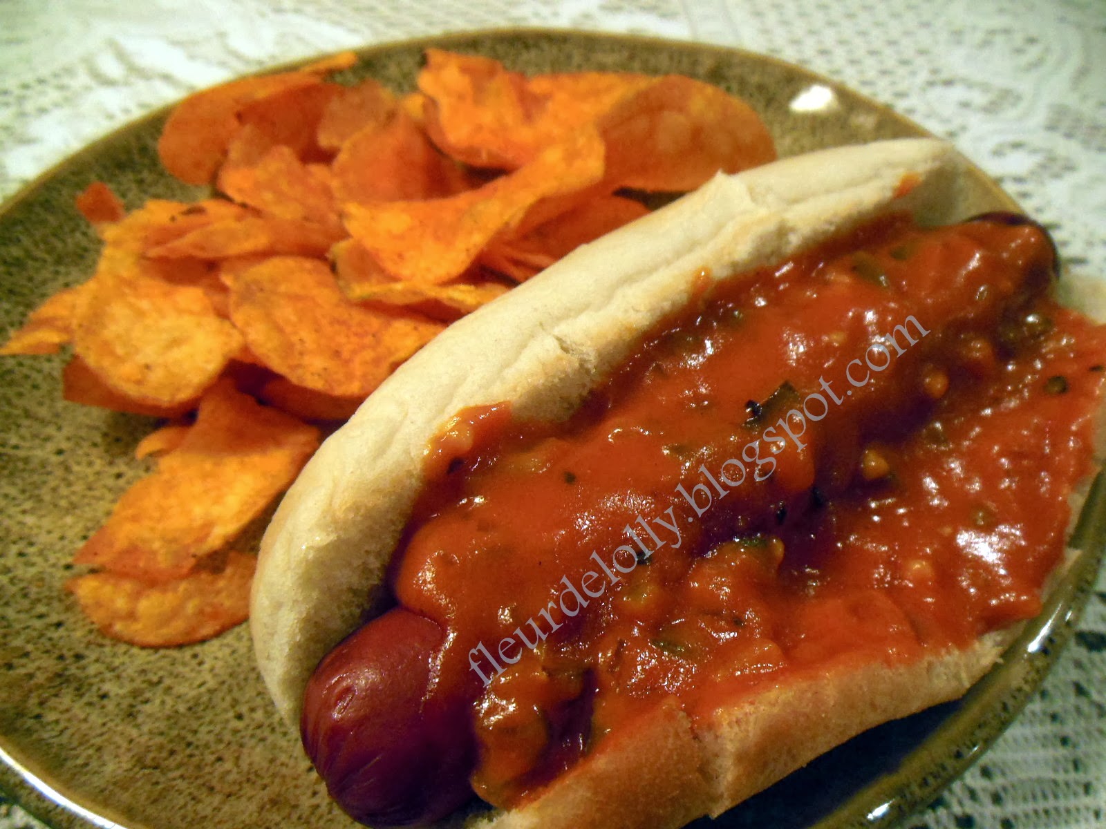 Fleur de Lolly: Zesty Hot Dog Sauce