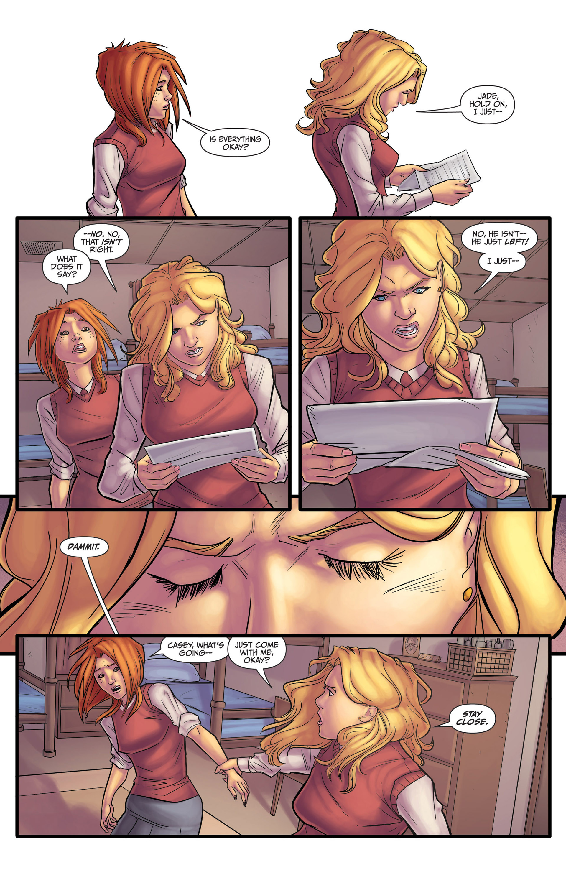 Read online Morning Glories comic -  Issue # _TPB 3 - 16