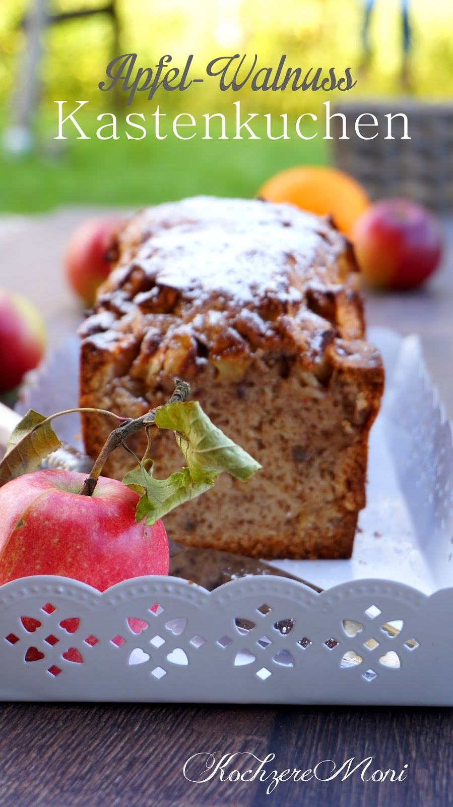 Apfel-Walnuss-Kastenkuchen