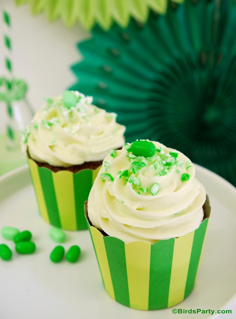 Party Recipes with Tic Tac® - Mint & Chocolate Chip Cupcakes