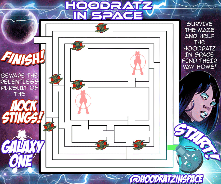 Hoodratz in Space MAZES