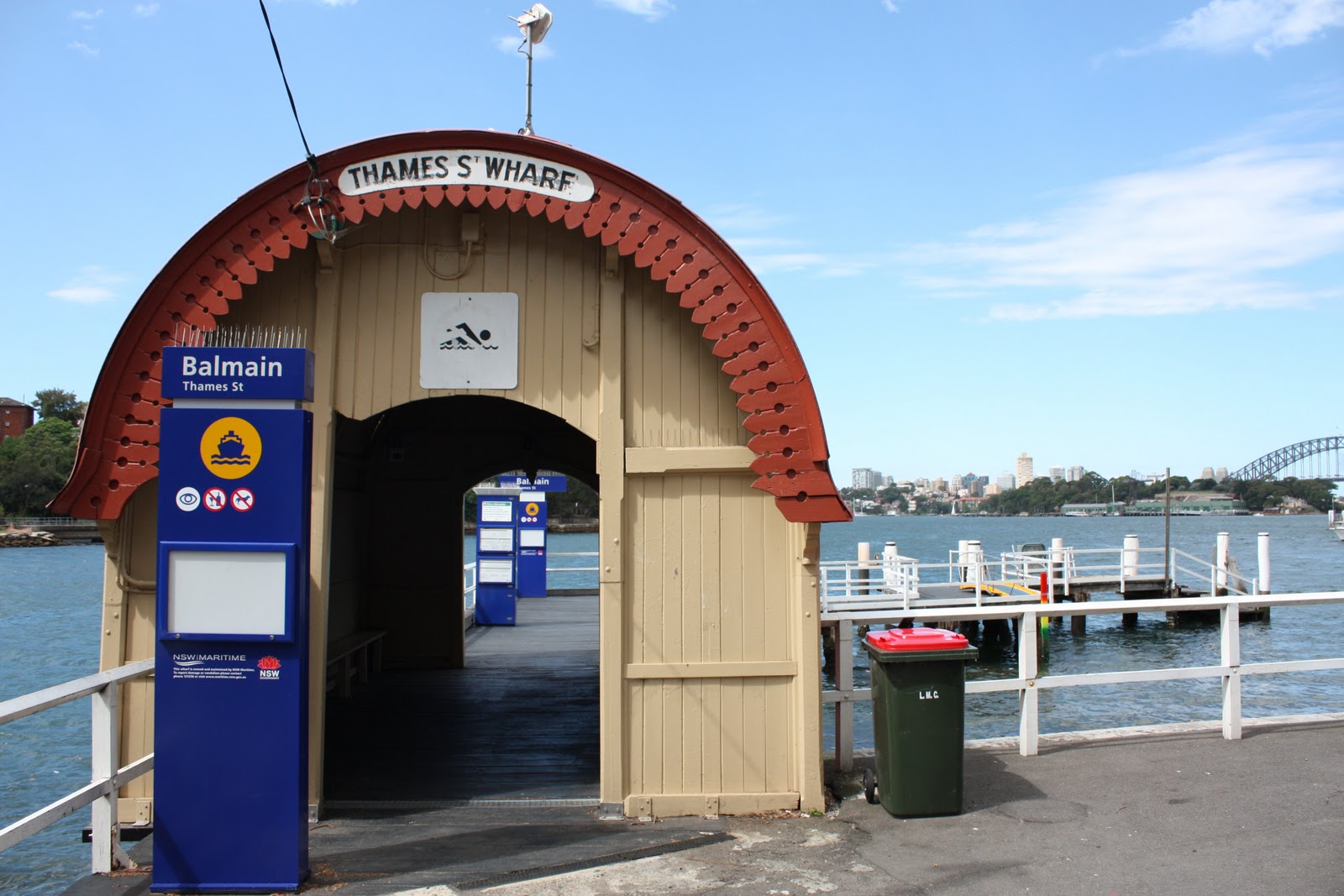 Sydney City and Suburbs Balmain, Thames Street wharf