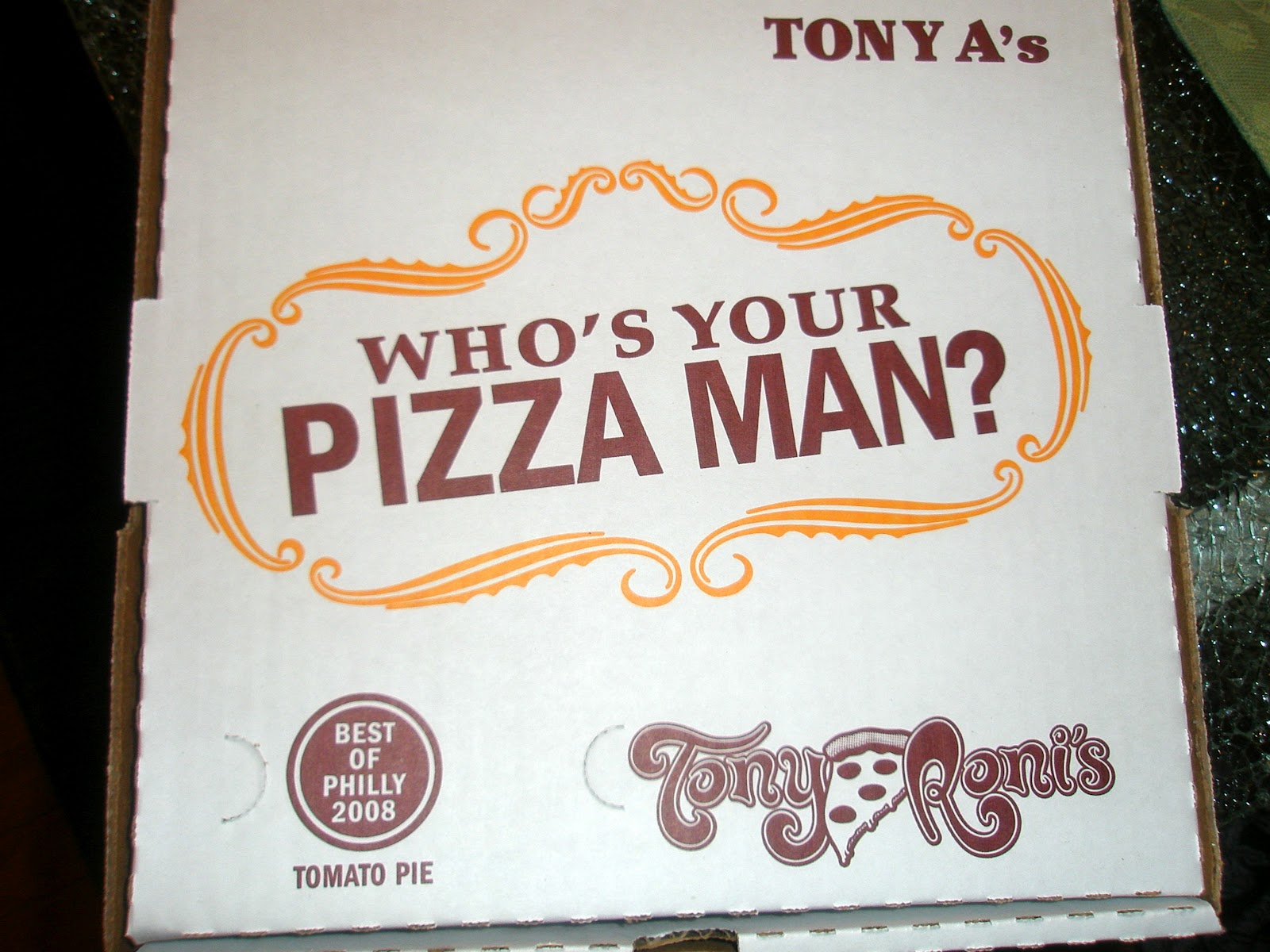 Pizza Quixote: Review: Tony Roni's Tomato Pie (Willow Grove, PA)