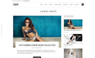 1800 Outfit of the Day Blogger Template