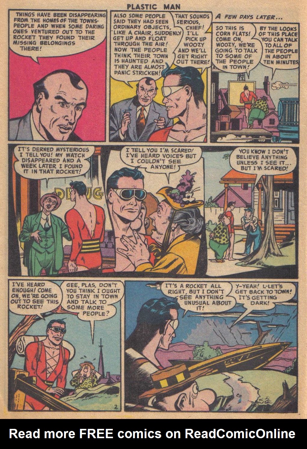 Read online Plastic Man (1943) comic -  Issue #64 - 12