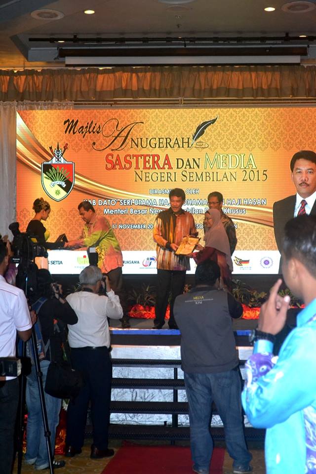 Anugerah Sastera & Media Negeri Sembilan 2015