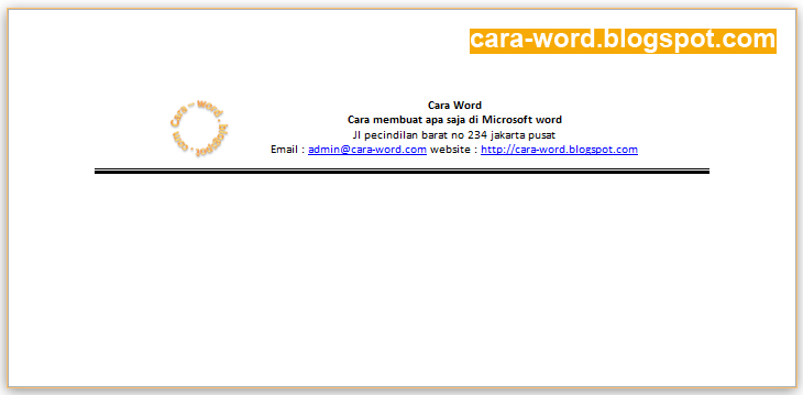 Cara Print Amplop Word Cara Print Amplop Word