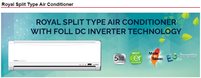 Aircare Hitachi Royal Split Type Airconditioner