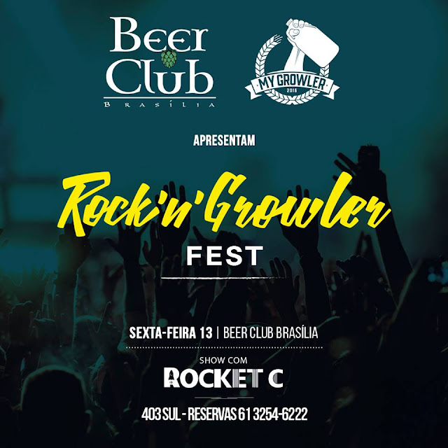 No Dia Mundial do Rock participe da Rock'n'Growler Fest com muita cerveja e rock'n'roll