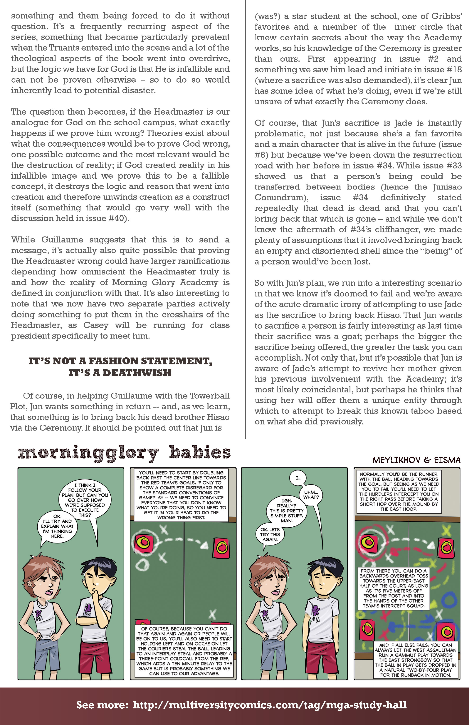 Read online Morning Glories comic -  Issue #41 - 26