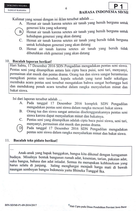 View Atihan-Soal-Dan-Kunci-Jawaban-Usbn Bahasa Indonesia Terlengkap