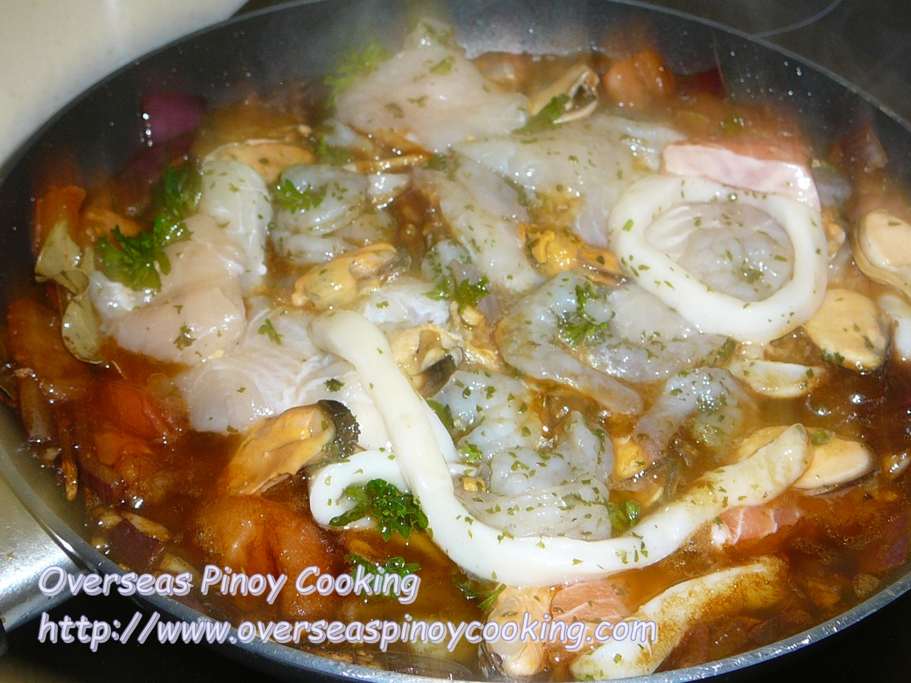 Mixed Seafood Adobo
