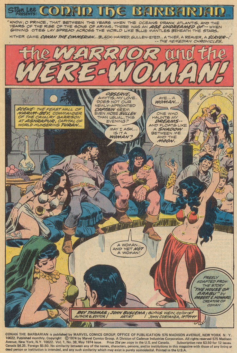 Read online Conan the Barbarian (1970) comic -  Issue #38 - 2