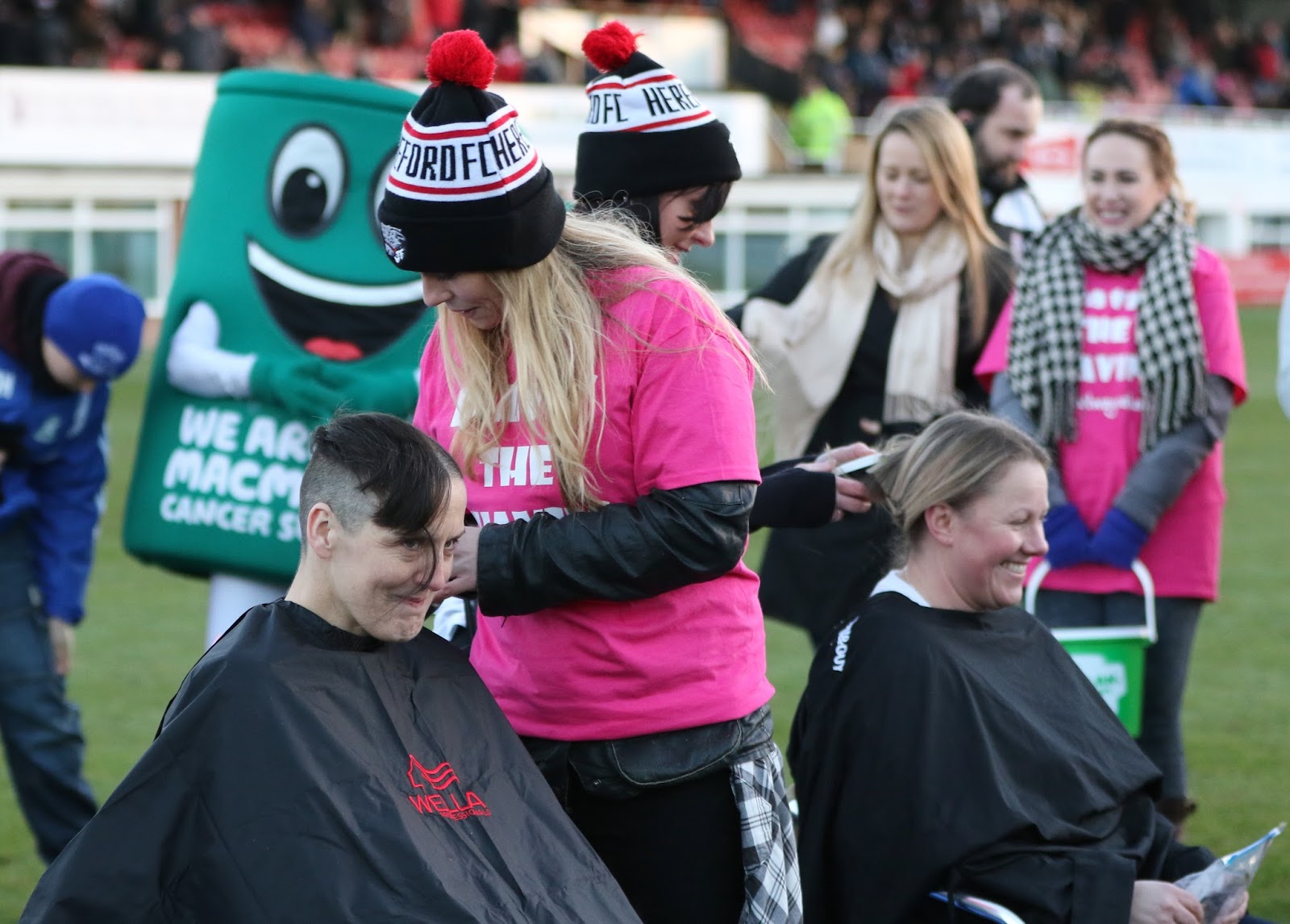 Bulls News Head Shaving For Charity At Edgar Street