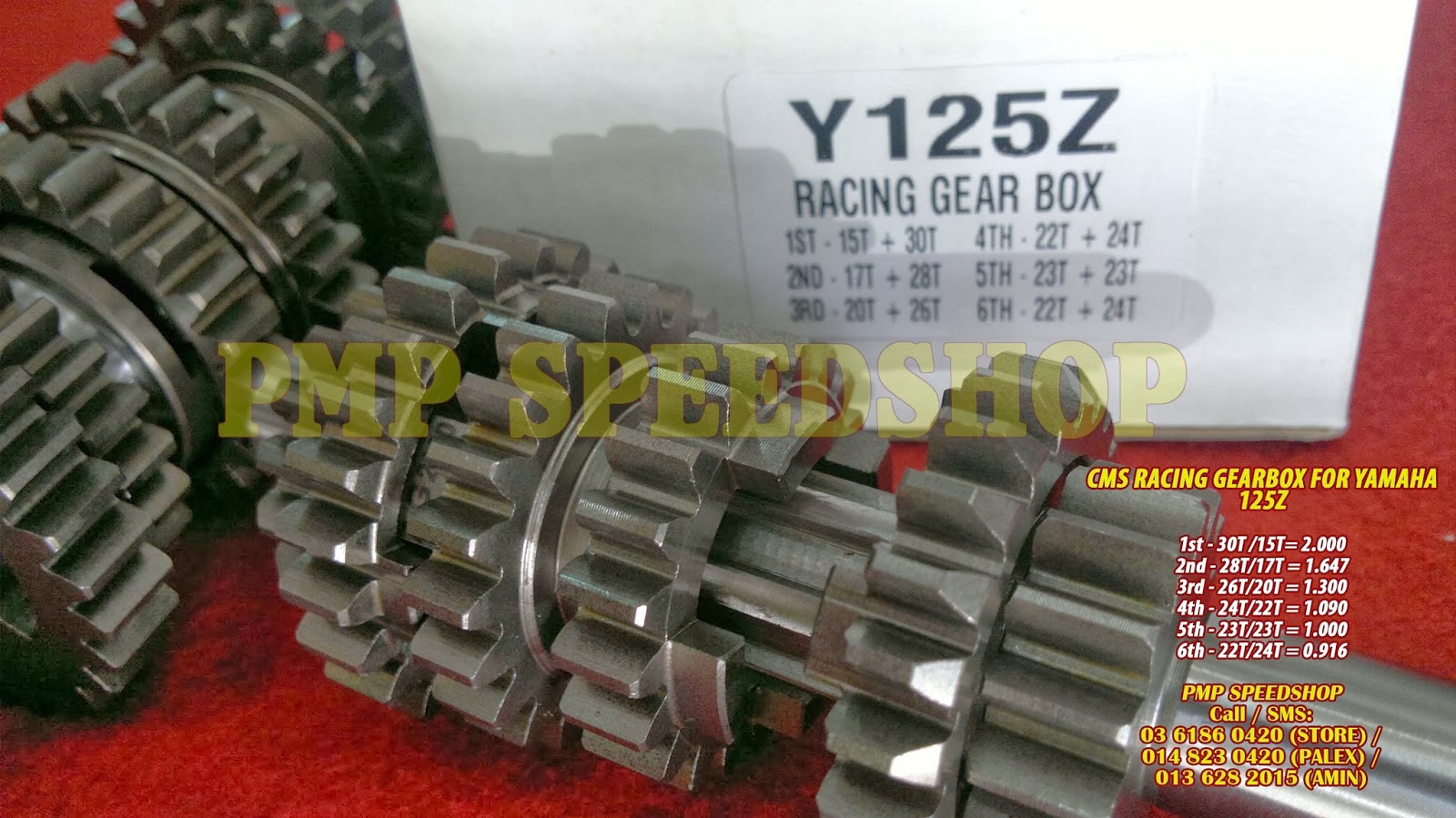 NEW CMS GEARBOX RACING FOR YAMAHA 125Z PALEX MOTOR PARTS ONLINE STORE