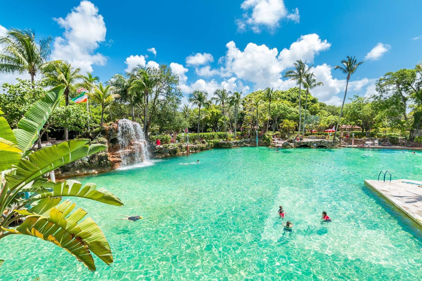 What better way to break up a road trip then a dip in a springfed pool