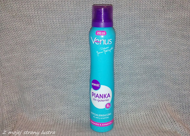 Venus: hypoalergiczna pianka do golenia do skóry wrażliwej konwalia&bawełna