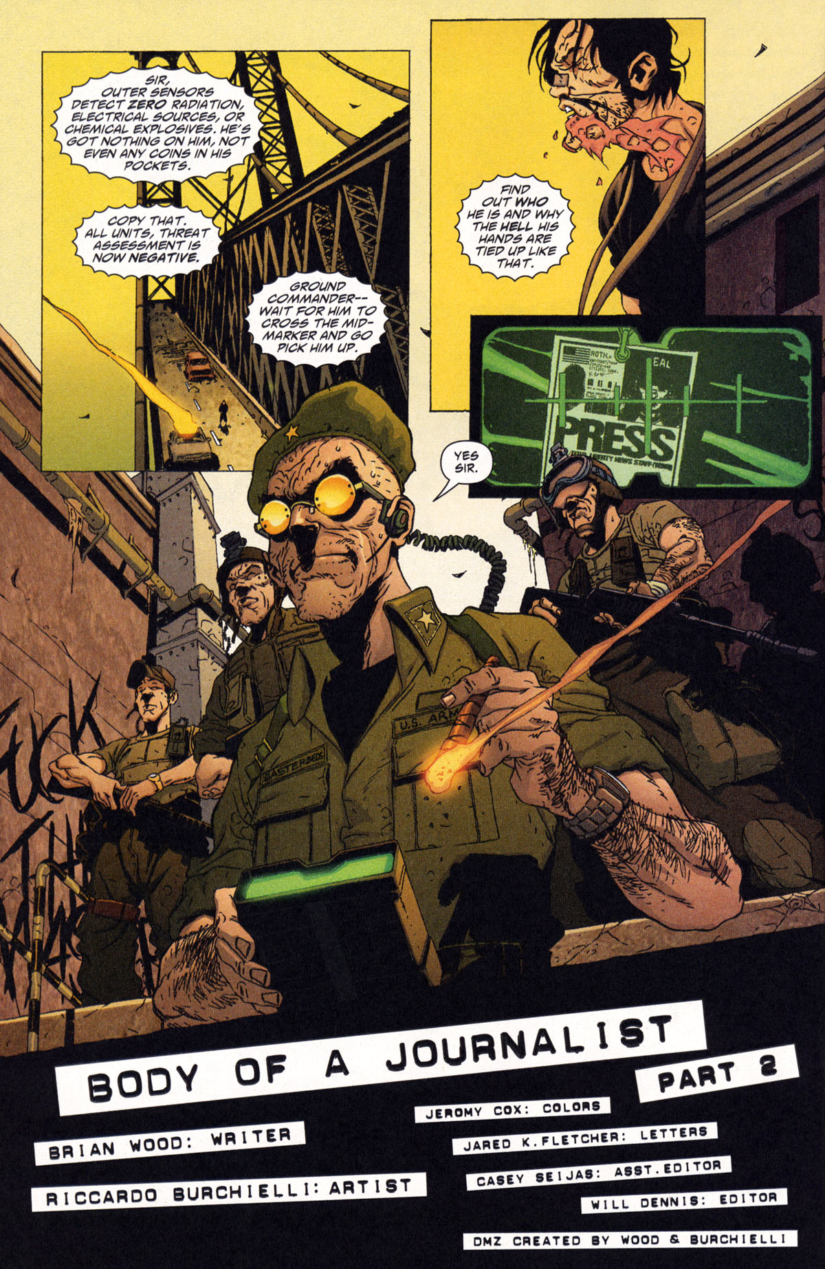 Read online DMZ (2006) comic -  Issue #7 - 3