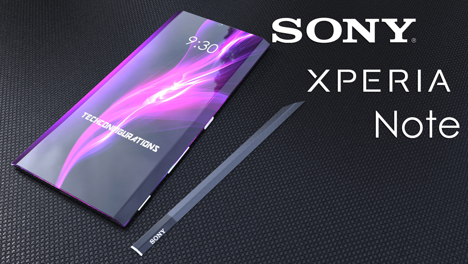 Sony Xperia Note Introduction Concept ,Note 8 Killer with Edge Display