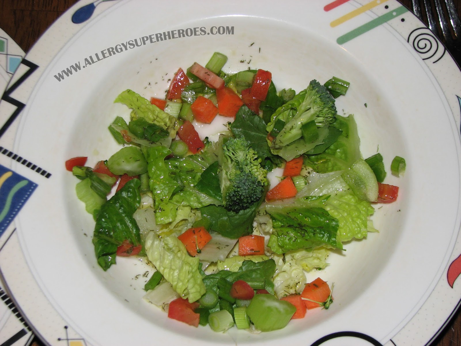 2nd Gen Allergy Mom, Allergy Superheroes Lemon Dill Salad Dressing