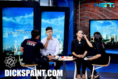 Face Painting Talk Show Net TV Jakarta