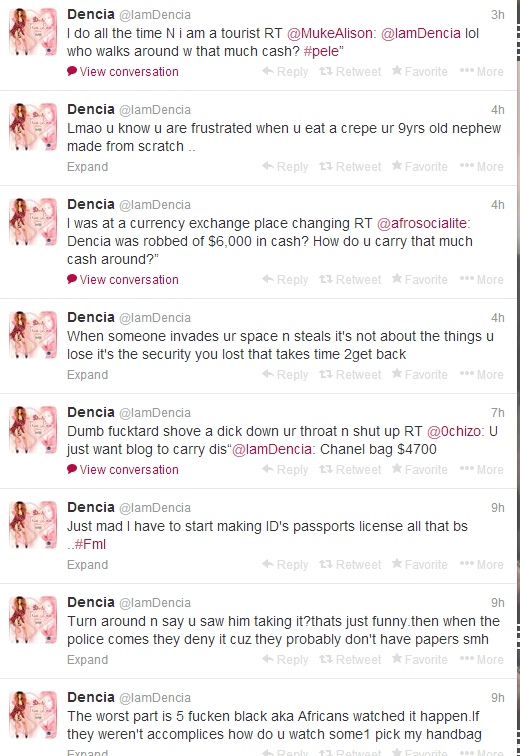 Dencia Claims Someone Stole Her $4700 Chanel bag And $6000 Cash In Paris 2