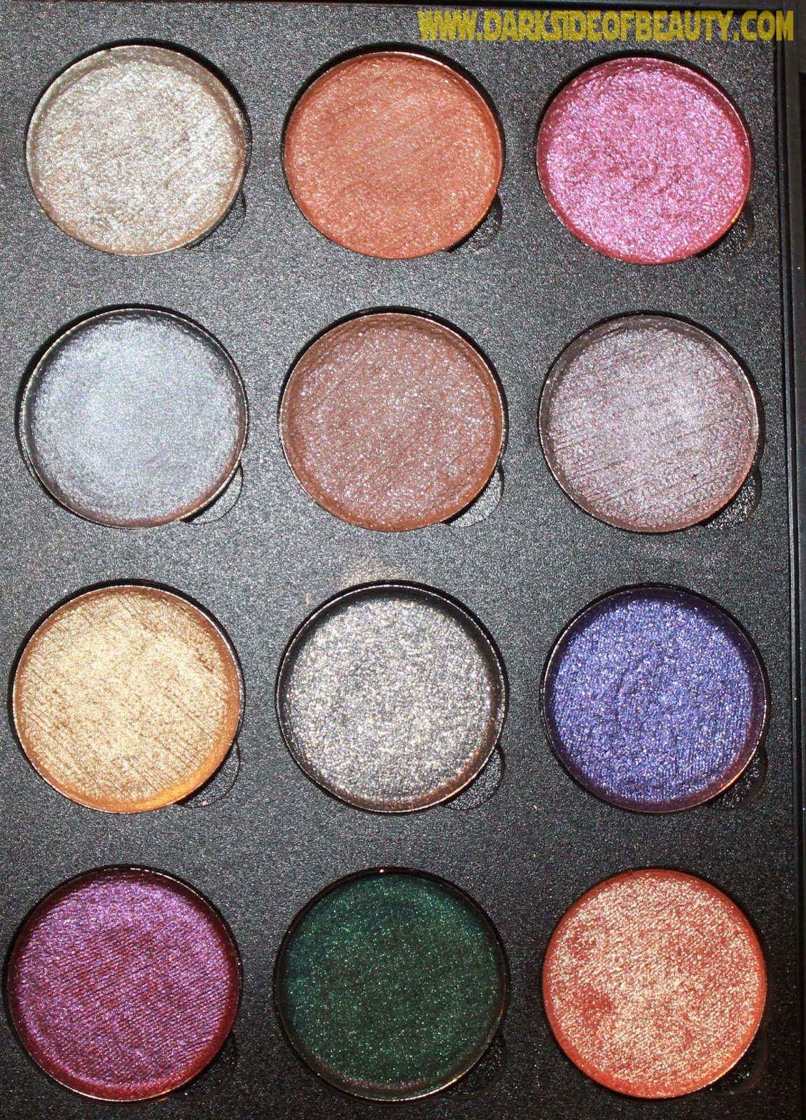 The Dark Side of Beauty DIY Tutorial Pressed Eyeshadow Palette