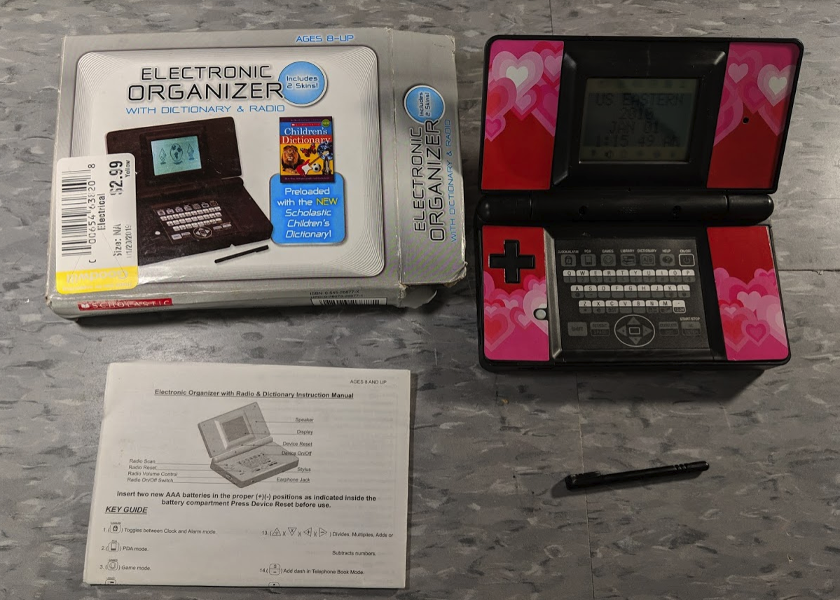 The Calculator Review Review Scholastic Electronic Organizer with