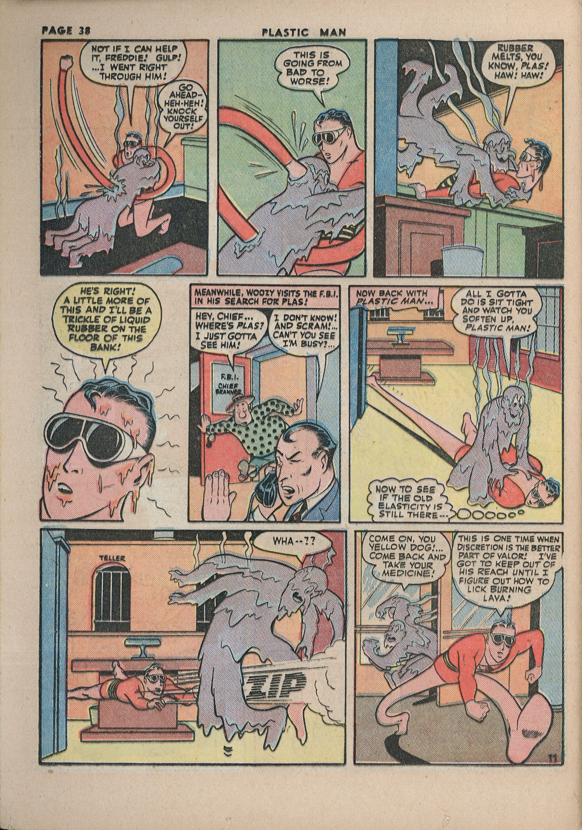Read online Plastic Man (1943) comic -  Issue #2 - 40