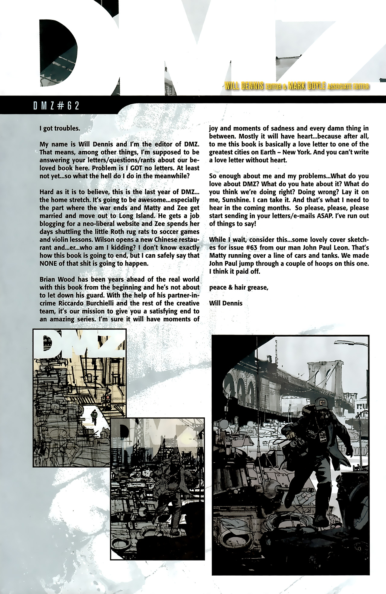 Read online DMZ (2006) comic -  Issue #62 - 22