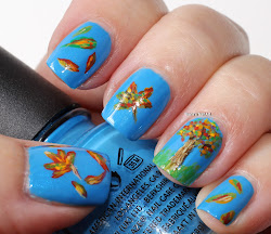 fall inspired artsy wednesday nail marias polish