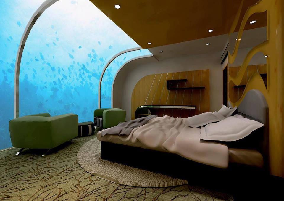 Amazing Places to Travel Underwater Bedrooms