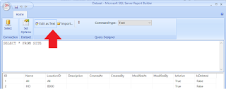 Create Shared Dataset Using Report Builder in SSRS