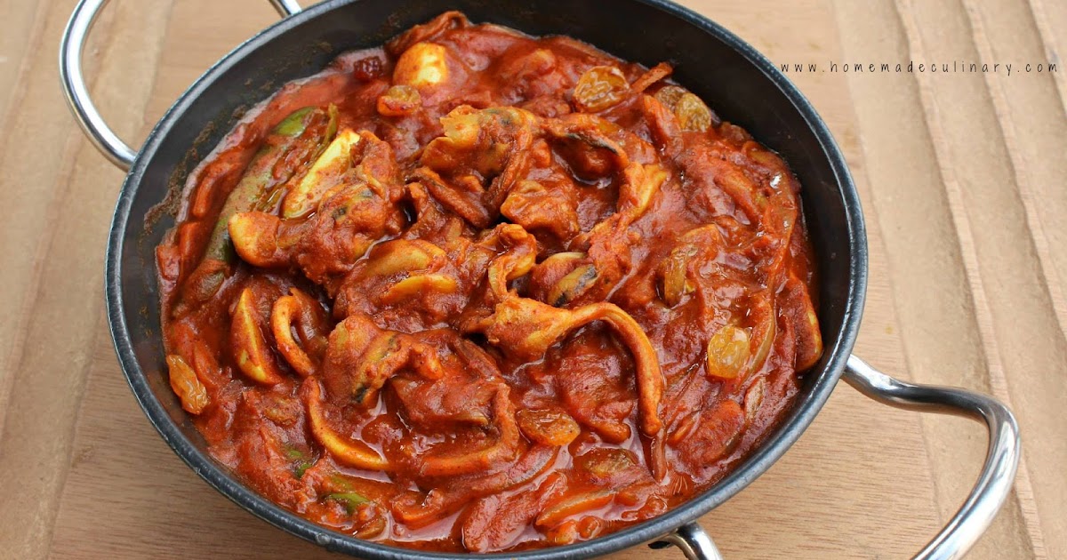 Homemade Culinary MUSSELS VINDALOO