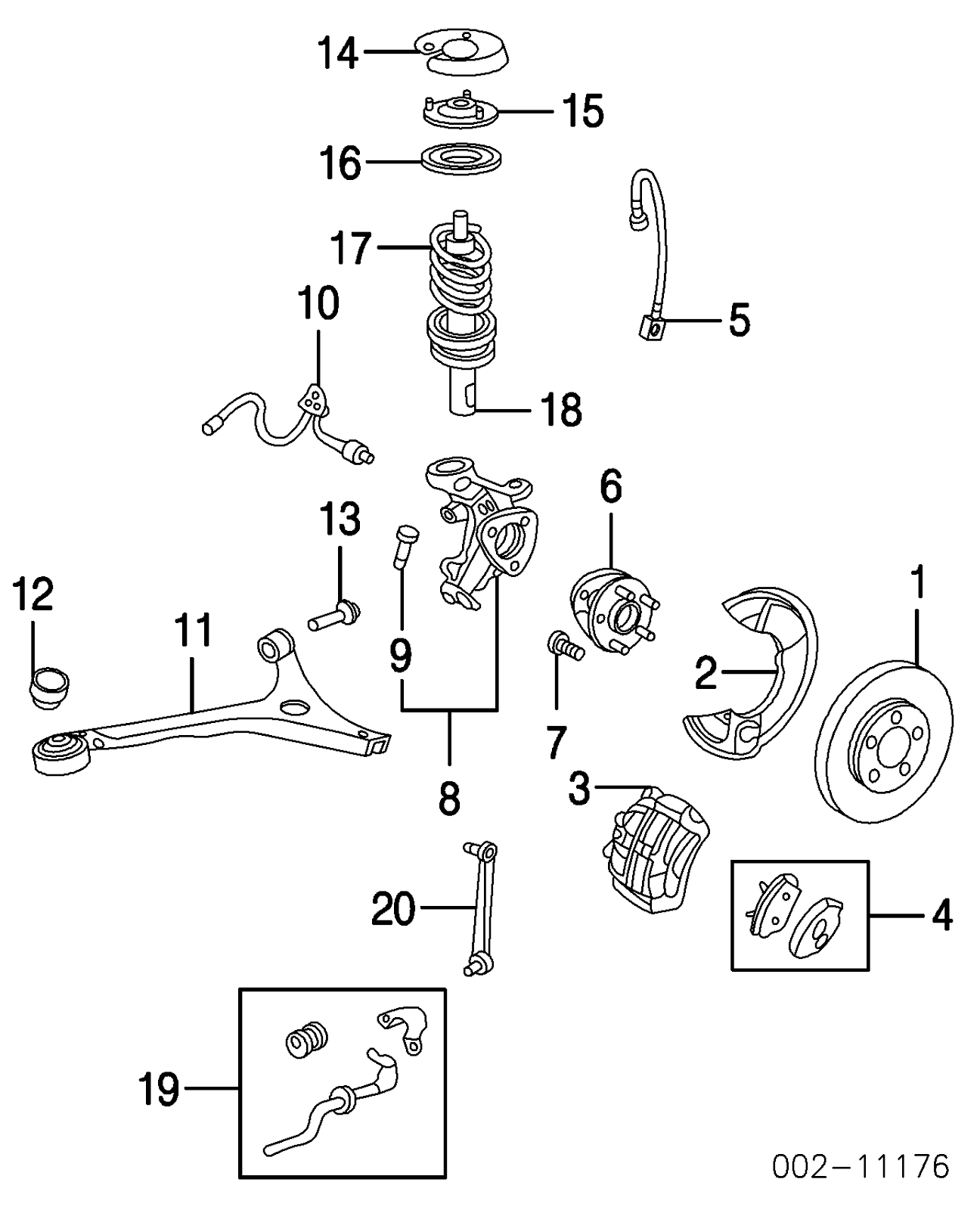 Ford Taurus: FRONT SUSPENSION