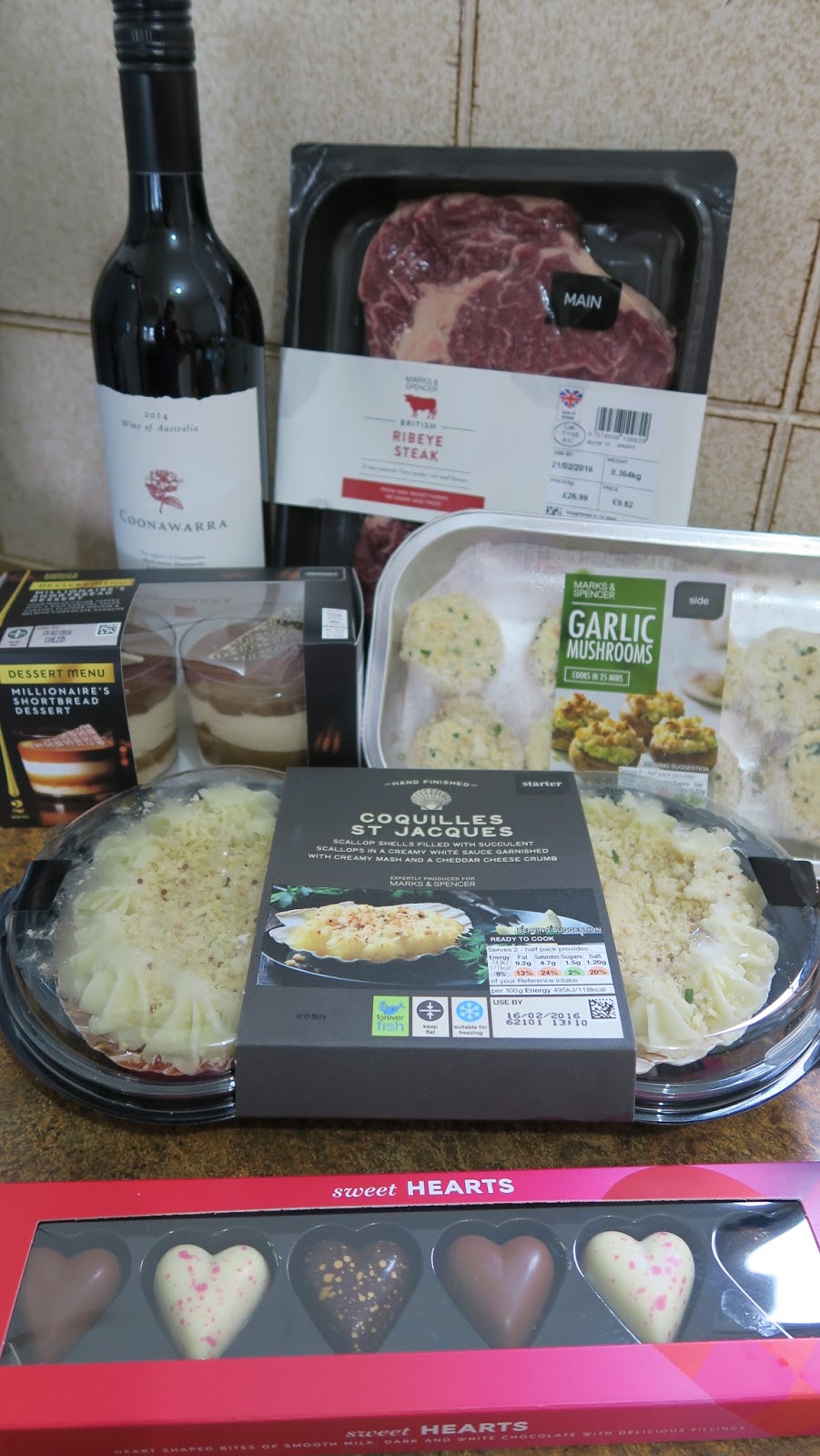 M&S Valentine Meal Deal Review